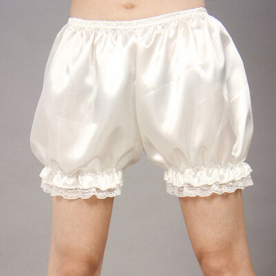 

Womens Safety PantsLadies Summer Casual Elastic Waist Bloomers Elasticity Lace