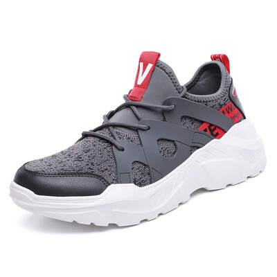 

Mens Shoes Fashion Sports Casual Running Shoes Breathable Outdoors Shoes Light Sneakers Shoes For Men Black Grey Size 39-44