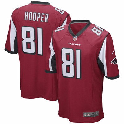 

Nike NFL Atlanta Falcons Mens 2 Matt Ryan 11 Julio Jones 18 Calvin Ridley 21 Deion Sanders 22 Keanu Neal Red Game Jersey