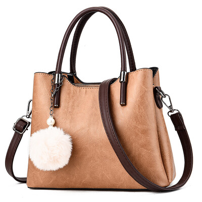 

Handbags handbags new PU leather fashion retro temperament wild ladies shoulder slung big bag