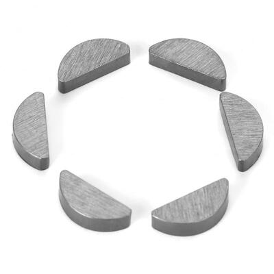 

Greensen 100Pcs 45 Steel Semicircle Bond Woodruff Key Kit Accessories 3513mm