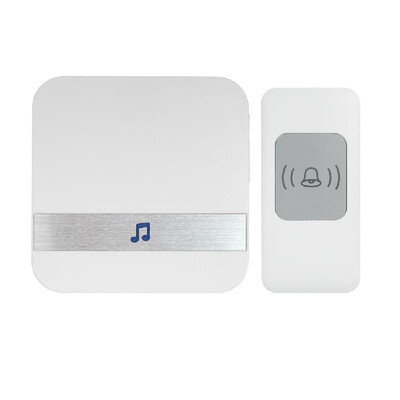 

Wireless Smart Ding-dong Doorbell with 1Indoor Unit 2Outdoor Unit 52 Ring Tone Options 4 Levels Volume Range Adjustable for Home