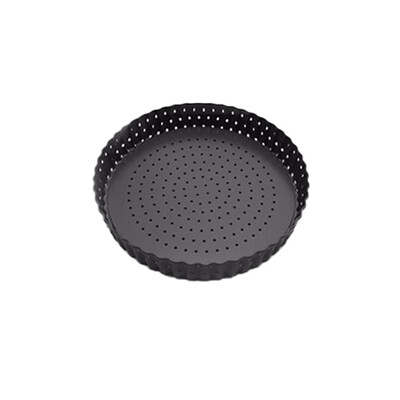 

Toponeto Small Pizza Pans With Holes - Steel Perforated Pizza Crisper Pan