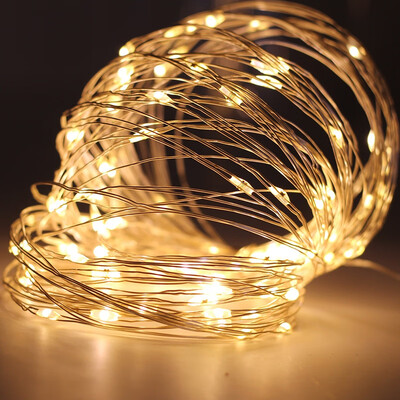 

YEDUO Copper Wire LED String Lights Night For Garland Fairy Christmas Tree