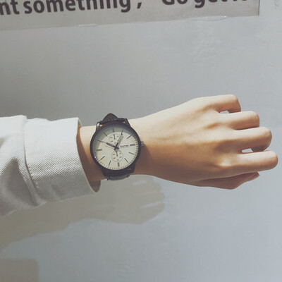 

Douyin fast hand watch male trendy female student Korean version simple leisure large dial quartz mens watch waterproof