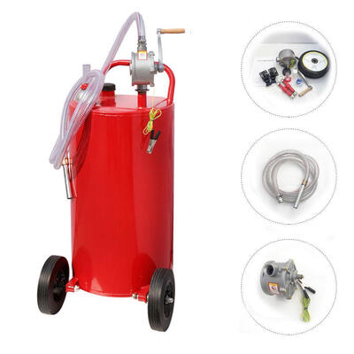 

Ktaxon 35 Gallon Gasoline Gas Storage Caddy Diesel Fuel Transfer Tank Rotary Pump Hose