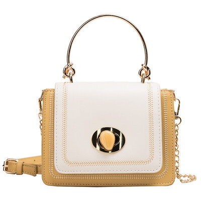 

Female bag 2019 new Korean fashion PU handbag chain rhombic shoulder Messenger bag