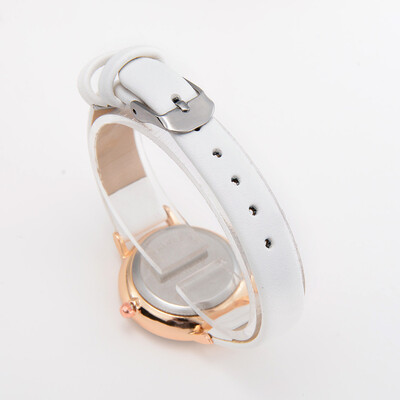 

〖Follure〗Women Leather Band Analog Quartz Round Wrist Watch Watches