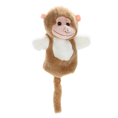 

Cute Monkey Hand Puppet Baby Kids Child Developmental Soft Doll Plush Toy