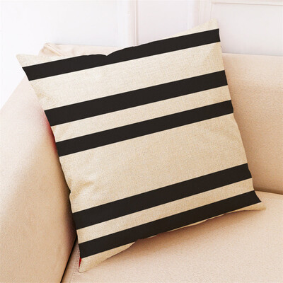 

〖Follure〗Home Decor Cushion Cover Black And White Geometry Throw Pillowcase Pillow Covers