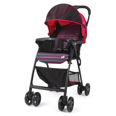 

British smart childrens JOIE stroller light portable folding can sit reclining childrens trolley umbrella Enli S1302 colorful red
