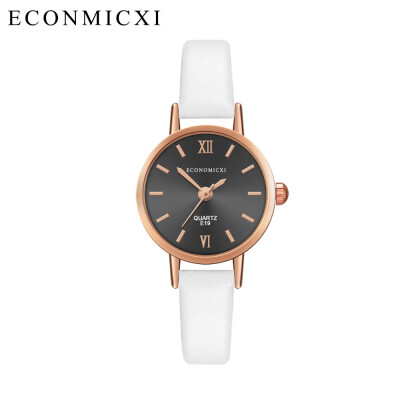 

New Product Women Watches Rose Border Dial Ladies Fashion Quartz Wristwatch Featured Leather Strap Clock Relojes Para Mujer