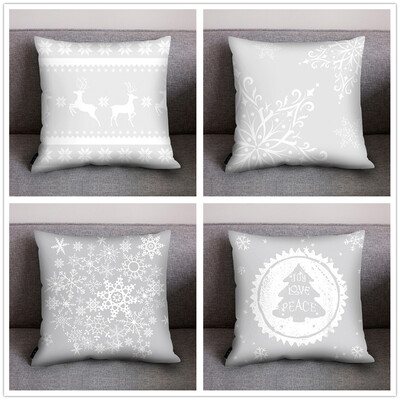 

Tailored 4Pcsset Print Pillow Case Polyester Sofa Car Cushion Cover Home Decor