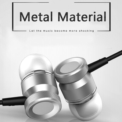 

USB Type-C In-Ear Wired Metal Earphone Headset USB-C Earphone Earbuds In-line Control w Mic for Xiaomi 6 Note 3 MIX 2 Letv LeEco