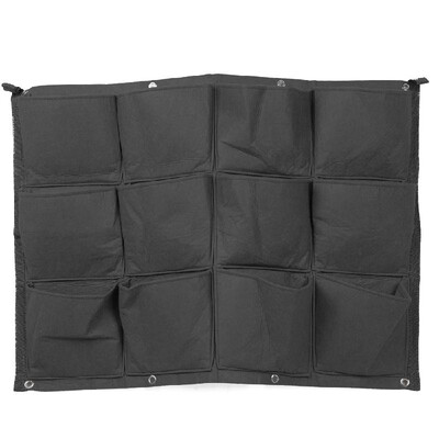 

Garden Grow Bag Pockets Vertical Planter Wall-mounted PE Gardening Flower Hanging Felt Planting Bag Indoor Garden Growing Pot 12 p