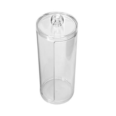 

Clear Acrylic Makeup Storage Cotton Pads Organizer Box Cases Holder Cosmetic USOrganizer Box Cases Holder