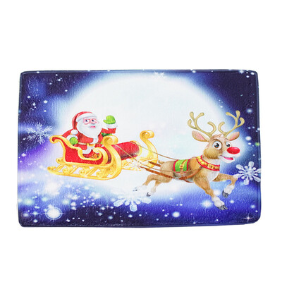 

〖Follure〗Christmas Floor Entrance Door Bathroom Mat Indoor Bathtub Carpet Doormats Decor