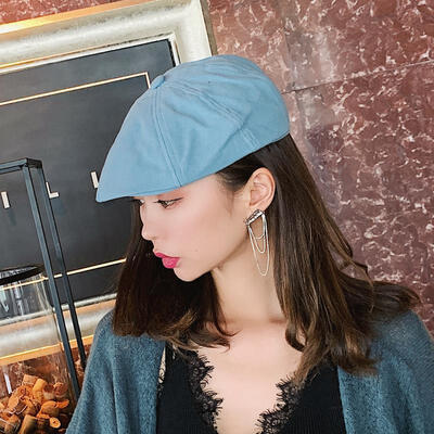 

Japanese retro Joker Forward England Leisure Short-brimmed Cap Female Spring&Summer Yapi Street Bailey Painter Hat