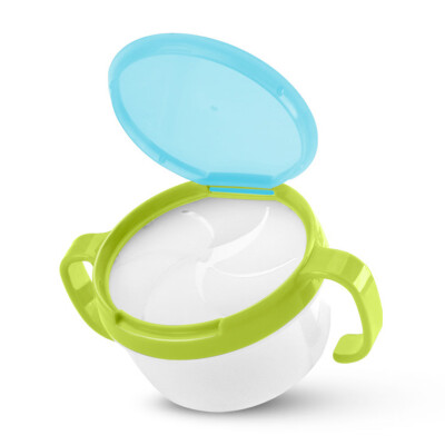 

Baby Snack Container with Attached lid&Soft Spill-Proof Guard Cute BPA-Free Double Handle Spill Proof Cup