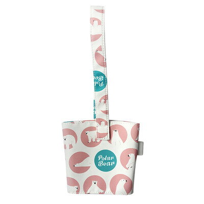 

Cup Set Cute Cartoon Tote Bag Anti-hot Portable Cup Bag Cotton Cloth Waterproof Cup Set Cute Canvas Tote Bag