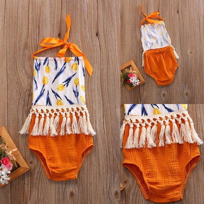 

Newborn Infant Baby Girl Floral Romper Bodysuit Jumpsuit Outfits Sunsuit Clothes