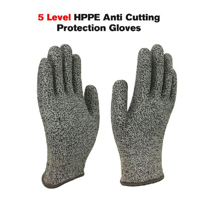 

1 Pair of 5-Level Anti Cutting Protection Gloves Cut-resistant Hand Protective Glove Anti Abrasion Stainless Steel Wire Metal Mesh