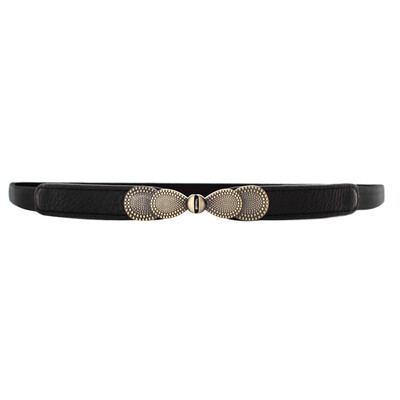 

VOCHIC Womens Skinny Belt Bow Elastic Thin Waist Belt Stretchy Cincher for Dress