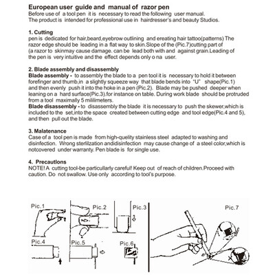 

Beauty European Professional Hair Stylist Magic Engraving Brush Refined Steel Pen Salon M4U4W9D4
