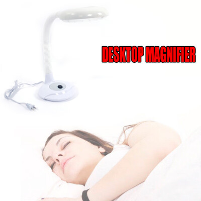 

Desktop 3X Magnifier Magnifying Lamp Cool Light Beauty Facial Skincare w 94-LED