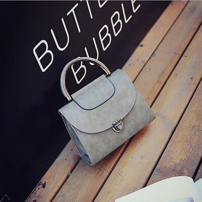 

2018 New Style Vintage Solid Women PU Leather Bag Clutch Handbag Fashion Money Tote Messengers Hasp