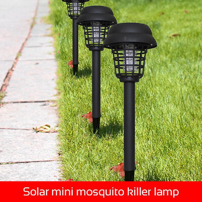 

2PCS Mosquito Repellent Killer Lamp Solar Powered Outdoor Garden LEDs Light