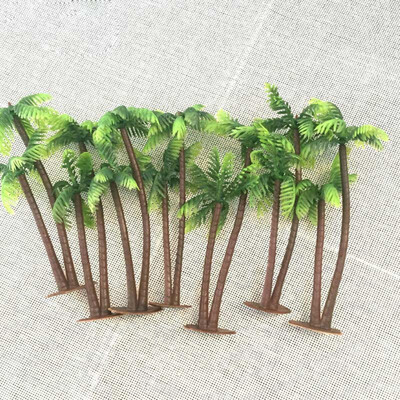 

FUNNYBUNNY Palm Trees with Coconuts CakeCupcake Toppers - 10 pcs by Bakery Supplies