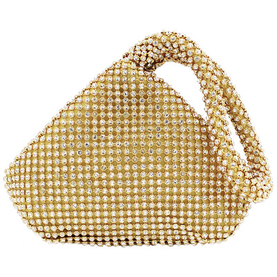 Womens Fashion Full drill triangle Evening Bags