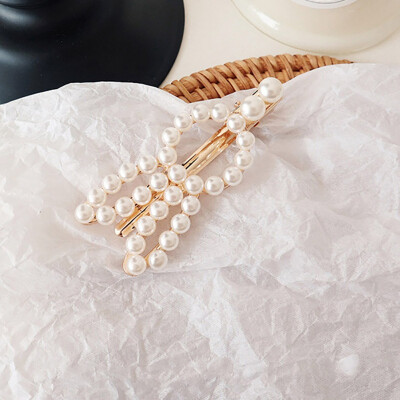 

Pearl Metal Hairclips Women Hair Clip Hairpin Girls Hairpins Barrette Hairgrip Bobby Pin Hair Accessories