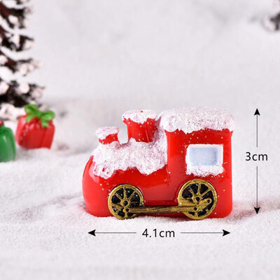 

Tailored Mini Couple Christmas Elk Snow Senior Sleigh Deer Car Micro Landscape Snow Scene