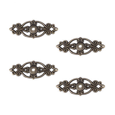 

Greensen 12pcs Antique Style Jewelry Scrapbook Album Protector Wood Box Corner Decor