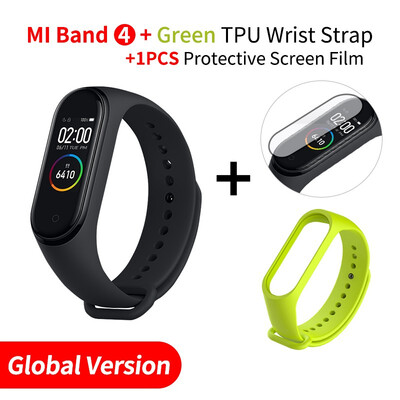 

Newest 2019 Original Xiaomi Mi Band 4 Smart Color Screen Bracelet Heart Rate Fitness 135mAh Bluetooth50 50M Swimming Waterproof