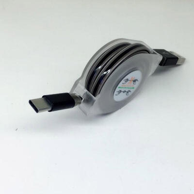 

Retractable Type C Charge Cable Light Up USB C Charging And Syncing Cord For Honor V9 Samsung S8