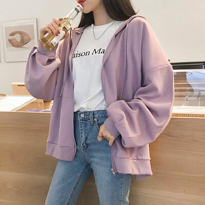 

Toponeto Fashion Women Cardigan Top Hoodie Long Sleeve Blouse Loose Sweatshirt Coat