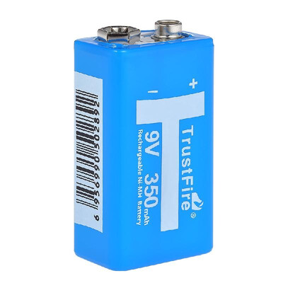 

Trustfire 9V 550mAh Li-ion USB Port High Volume Rechargeable Batteries