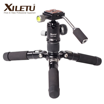 

"XILETU FM5C-MINI Aluminum Stable Tabletop Desktop Tripod&Ball Head For Digital camera Mirrorless camera Smart phone "