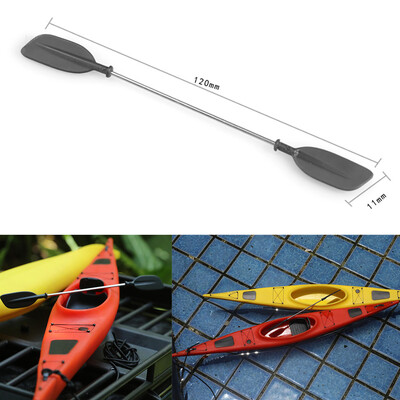 

Siaonvr Simulation Kayaking Boat Paddle With Metal Pole For Traxxas 110 TRX4 RC Crawler