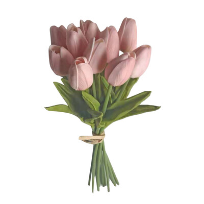 

〖Follure〗10PC Mini Tu lip Artificial Flower Plant Bonsai Wedding Decoration INS Wind