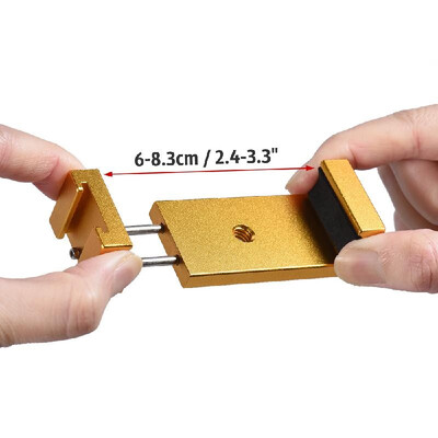 

Andoer Phone Tripod Mount Adapter Bracket Holder Clip with Cold Shoe for iPhone X 8 7 6s 6 5 plus for Samsung Sony Smartphone