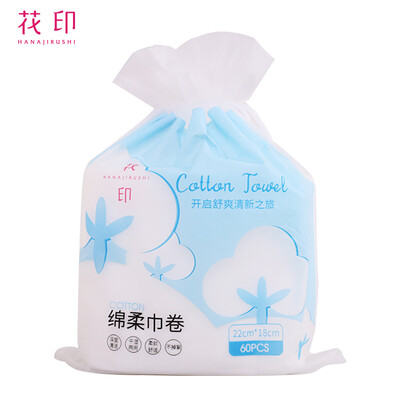 

Flower printed cotton towel 2218cm60 pieces gifts