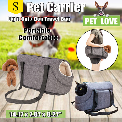 

Comfort Pet Dog Handbag Carrier Travel Carry Shoulder Bags For Small Animals  Gray