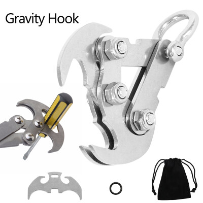 

Hot Gravity Hook Survival Folding Grappling Hook Climbing Claw Outdoor Carabiner