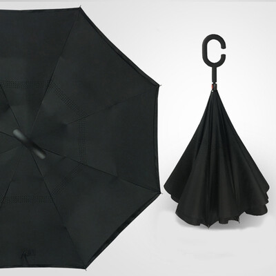 

XIAOYUAN Double-layer reverse opening double umbrella Hands free 13543