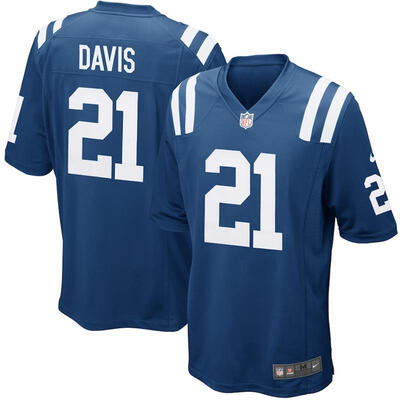 

Mens Football Jersey Indianapolis Colts Vontae Davis Royal Blue Game Jersey