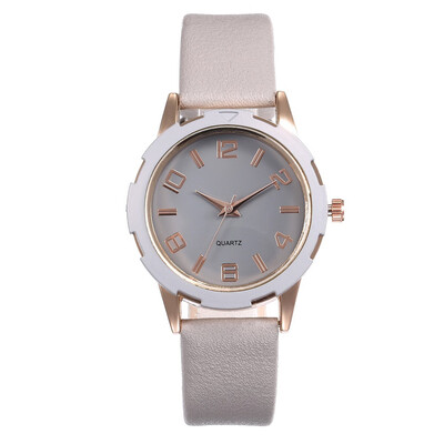 

New ladies creative gear simple digital belt stone